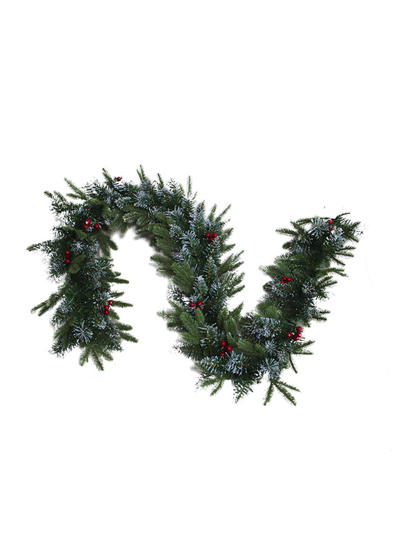 S-şekilli Noel Çelengi-PE PVC SW