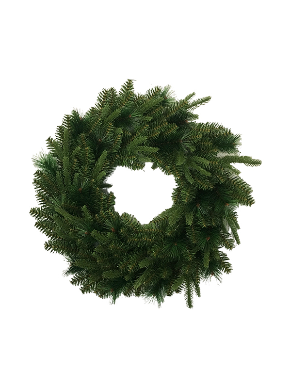 PVC PE Çam İğnesi Serisi-60CM Noel Çelengi
